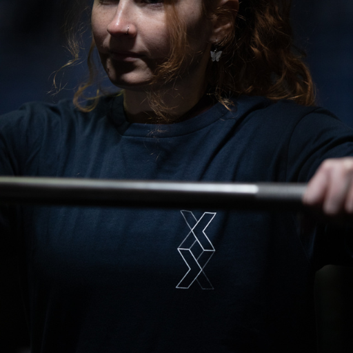 long sleeve navy blue shirt women's