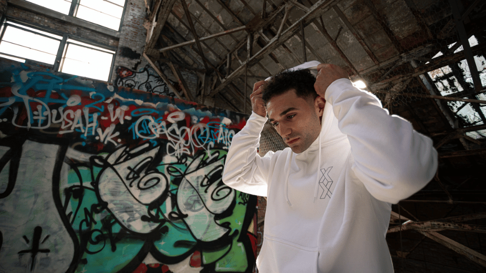 white hoodie mens